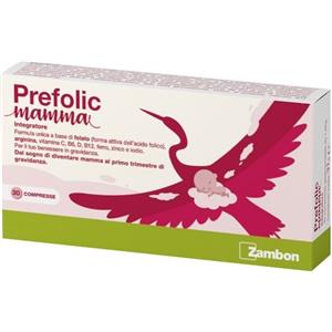 ZAMBON ITALIA SRL PREFOLIC MAMMA 30 COMPRESSE - Integratore gravidanza