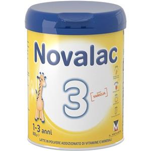 Menarini Novalac 3 Latte in Polvere per Bambini 1-3 Anni con Calcio e Vitamine - 800 g