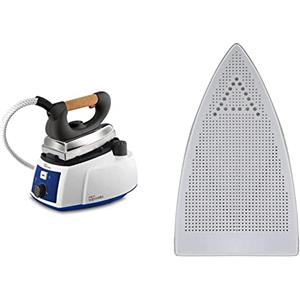 Polti Vaporella 515 Pro Ferro da Stiro a Vapore con Caldaia, Tappo di Sicurezza, 3.5 Bar & Vaporella PAEU0200 Soletta Antilucido per Ferro da Stiro Professionale