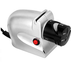 NiC IS COCNG Affila Coltelli da Cucina Professionale,Affilacoltelli Elettrico,affilatrice Domestica Portatile con Base Antiscivolo,Affilacoltelli Manuale per Uso Domestico Adatto Coltelli Dritti Forbici Cacciavite