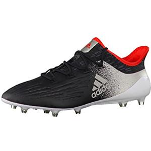 adidas X 17.1 Fg W, Scarpe da Calcio Donna, Nero (Core Black/Platin Metallic/Core Red), 42 EU