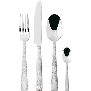 SAMBONET Servizio di Posate Inox 24 Pz Monoblocco Siena con Design in Bassorilievo