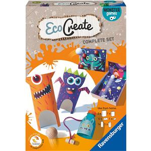 Ravensburger EcoCreate Midi - Giochi Creativi da Mostri per Bambini 6 Anni, Multicolore