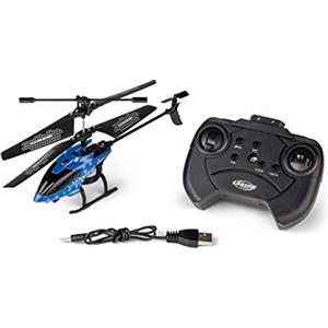 Carson 500507165 Starter Tyrann 230 IR 2Ch RTF - elicottero telecomandato, RC, per principianti, giocattolo telecomandato, notte, blu