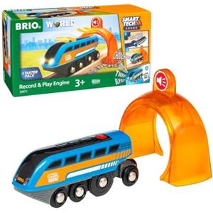 BRIO World - Locomotiva Parlante, Smart Tech Sound, Accessorio Pista Trenino, Set Costruzioni in Legno, Compatibile con Tutti i Prodotti BRIO, Giocattolo per Bambini 3+ Anni