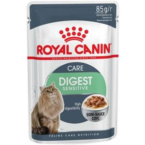 Royal Canin Digest Sensitive Care 85 g - Alimento Umido per Gatti Adulti in Salsa, Alta Digeribilità e Riduzione Odore Feci