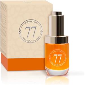 Simon & Tom Simon&Tom 77 Luxury Beauty Oil, Siero Bio Rigenera e Protegge la Pelle, Argan, Avocado, Sesamo e Rosa Mosqueta, per Rullo di Giada o Dermaroller, 30ml