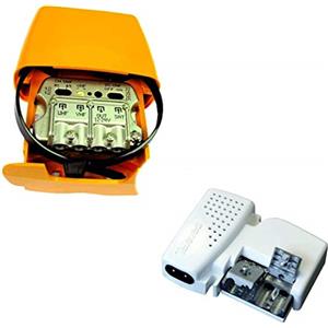 Televes - Kit amplificatore per antenna TV da palo 30 dB + alimentatore (5616 + 5795)