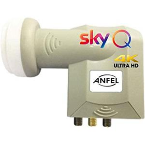 ANFEL LNB dCSS SCR illuminatore convertitore 16UB CON 2 LEGACY univerasale, per SKyQ con possibilità di collegamento di altri due decoder universali