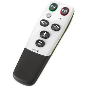 Doro HandleEasy 321rc Telecomando Universale a Infrarossi Semplificato per TV, Radio, Impianto Stereo e Altro, Ideale per Anziani e Problemi di Memoria (Bianco/Grigio)