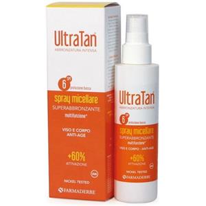 Farmaderbe Ultra Tan Spray Micellare Multifunzionale SPF6 - Acceleratore d'Abbronzatura 150 ml