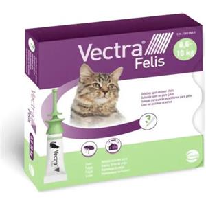 Vectra Felis 3 pipette per gatti 3 pipette peso 2-8 kg - Antiparassitario per gatti - 1° ORDINE? fino al 20% di sconto