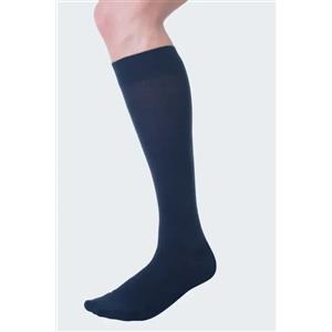 MEDI ITALIA Srl Gambaletto Uomo a Compressione Graduata 15 mmHg in Cotone Nero Taglia 6