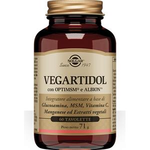 Solgar Vegartidol - Integratore Articolare con Glucosamina, MSM e Vitamina C, 60 Tavolette