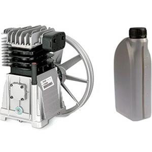 Generico B3800B GRUPPO POMPANTE ABAC x COMPRESSORE NUAIR CECCATO FINI SHAMAL BALMA HP3 HP4 + 1 LT OLIO SINTETICO