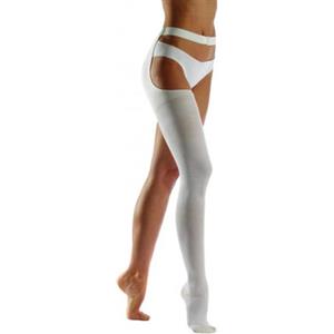 Dualsan Monocollant Antitrombo in Cotone Unisex Taglia 4 - Compressione Elastica Decrescente Senza Tassello