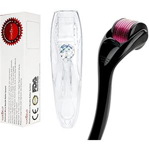 Aufgeld 540 dermaroller 2.5mm con micro-aghi in titanio per la cura della pelle, per le rughe del viso, perdita di capelli, smagliature, ricrescita dei capelli, kit per microneedling