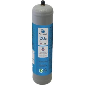 BELLEROFONTE Bombola co2 per gasatore 600 gr usa e getta attacco M11x1 per erogatori - gasatori acqua frizzante, contenitore in acciaio N° 1 Bombola