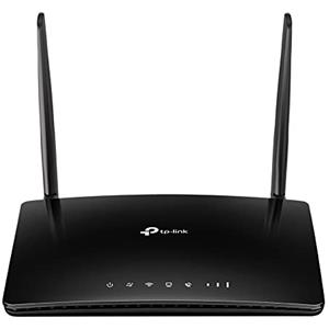 TP-Link TL-MR6500v [Nuovo] - Router 4G VoLTE fino a 150 Mbps/Wireless N fino a 300Mbps, Porta LAN/WAN, Senza configurazione, Antenne LTE smontabili, Nero