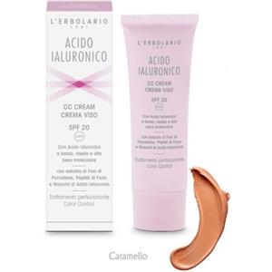 L'Erbolario ACIDO IALURONICO CC CREAM CARAMELLO SPF20 50 ML