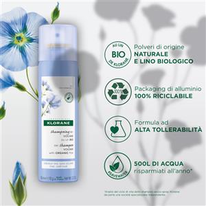 KLORANE Shampoo Secco Volume Lino Bio Klorane 150ml