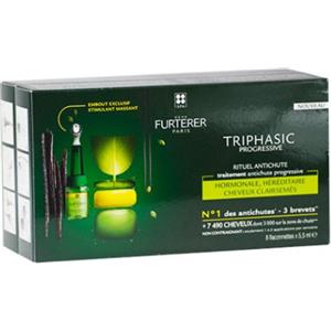 René Furterer Triphasic Progressive - Trattamento Anticaduta Professionale 8 Flaconi da 5,5 ml