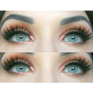 GLAMLENS Lenti a contatto colorate grigio Jasmi Grey - mensili - con porta lenti a contatto -grigie naturali in silicone idrogel - 2 pezzi - DIA 14.0 - senza correzione 0.00 diottrie lente a contatto