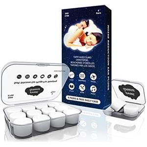 IORLYS (6 paia) Tappi Orecchie Per Dormire di 4a Generazione, Antirumore Forte, Piscina, Bambini, Insonorizzanti, Silicone, Adattabili, Universali, Sonno Leggero, Bloccano il Russare