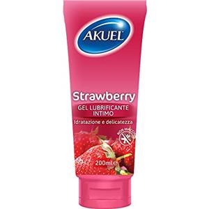 Akuel Strawberry, lubrificante intimo a base acquosa, 200ml