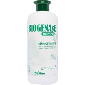 FARMODERM Biogenase Plus Verde - Dermodetergente Delicato 500 ML per Igiene Intima Quotidiana di Pelli Sensibili, Neonati e Bambini
