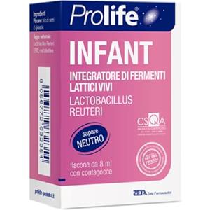 Prolife Infant Gocce per bambini 0-24 mesi con Lactobacillus Reuteri, 8 ml