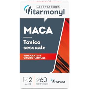 Vitarmonyl Maca - Tonico Sessuale - Stimolante di Origine Naturale - 60 Compresse - Uomini e Donne - Vitarmonyl