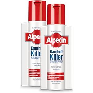 Alpecin Shampoo Antiforfora | Mantiene sano il cuoio capelluto, 2 x 250 ml