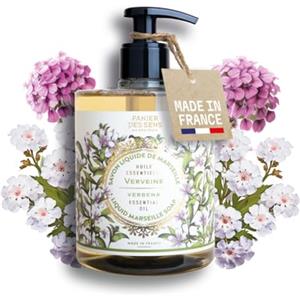 Panier des Sens - Sapone Liquido di Marsiglia alla Verbena - Sapone Mani Idratante - con Olio di Cocco - 97% di Ingredienti Naturali - Sapone Mani Made in France - 500ml