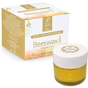 fysio Crema di Cera d'Api | Balsamo Organico Idratante per Pelli Secche | Per Acne Rosacea, Dermatiti, Eczemi, Psoriasi, Eruzioni Cutanee | Idrata e Risana Mani, Piedi, Corpo, Gomiti, Ginocchia | 50ml
