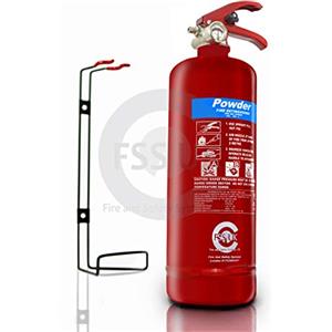 FSS UK - Estintori a polvere ABC, 2 kg, ottima qualità. Marchio CE. Ideali per case, cucine, posti di lavoro, uffici, auto, furgoni, magazzini, garage, hotel e ristoranti