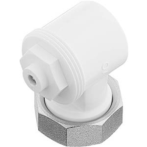 Oventrop adattatore angolare per valvola della HK, 1 pezzi, bianco, 1011450