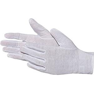 Jah 2099 - Guanti in cotone, 12 paia di oekotex extra sottili, colore bianco, taglia 10
