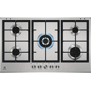 Electrolux KGS9536SX - Piano cottura a gas, N° 5 Fuochi, da 90 cm, colore Inox