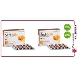 FD Goods LTD BIOSLINE - APIX PROPOLI 2 CONFEZIONI DA 30 PERLE MASTICABILI, azione balsamica, effetto emolliente e lenitivo sulle mucose, sostegno alla voce