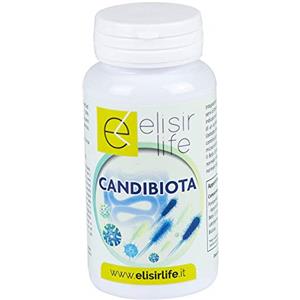 ELISIRLIFE Integratore Lattoferrina per intestino e infezione da Candida: Candibiota, 100 capsule vegetali con Pompelmo e Biotina