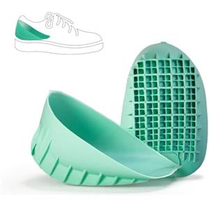 Tuli's Heavy Duty Heel Cups, Inserto Ammortizzante per Assorbimento degli Urti, Fascite Plantare, Malattia di Sever e Dolore al Tallone, Realizzato negli Stati Uniti, Taglia Standard, 1 Coppia