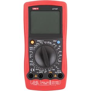 Uni-Trend UNI-T mie0090/ut107 multimetro digitale, misurazione corrente, tensione ac/dc, temperatura, resistenza, continuità, Test diodi, battteri Attenzione, data hold.