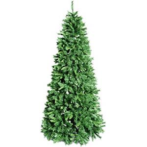 XONE Albero di Natale Royal Slim Verde in PVC | Albero folto di Natale | 1188 Rami - 240cm
