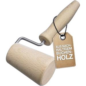 Westmark Mattarello a rullo angolato, Tronco di cono, Per teglie tonde, Legno di faggio, ø 5,3 cm, Legno, Woody, Marrone chiaro, 30032270