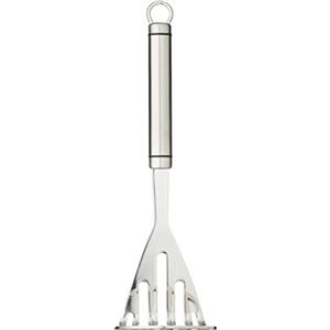 KitchenCraft Schiacciapatate professionale in acciaio inox, 26 cm (10), argento