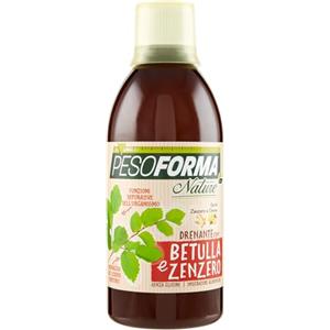 Pesoforma Nature Drenante Depurativo alla Betulla e allo Zenzero - Senza Glutine, 500 unita'