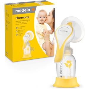 Medela Harmony Tiralatte Manuale Singolo, Design Svizzero Compatto con Coppe PersonaFit Flex e tecnologia Medela 2-Phase Expression