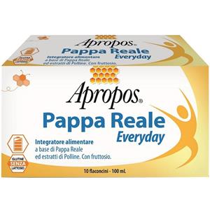 DESA PHARMA Srl APROPOS PAPPA REALE EVERYDAY - INTEGRATORE A BASE DI PAPPA REALE ED ESTRATTO DI POLLINE - 10 FLACONCINI