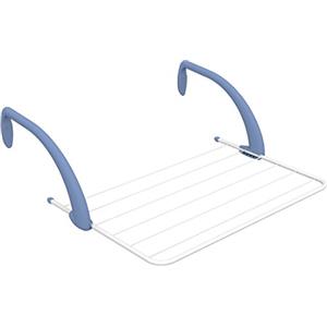 Gimi Brezza Stendibiancheria da Balcone in Acciaio e Resina, 5 m